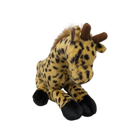 Rainforest Cafe Yellow Black Spotted Giraffe Plush Stuffed Animal Soft Toy 14" - Picture 4 of 9
